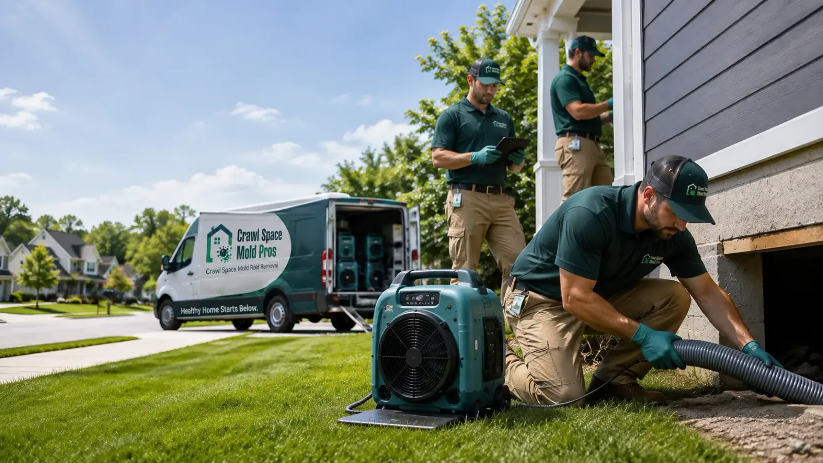 Crawl Space Mold Removal in Fishers Landing, NY